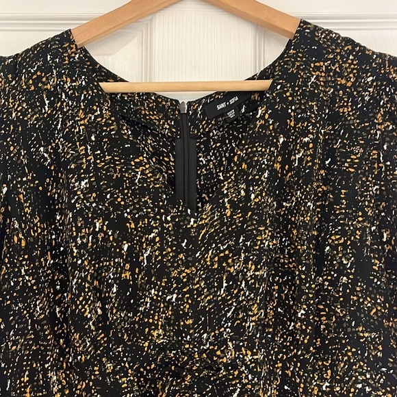 Saint + Sofia Paloma Ruched Dress - size 10 - Picture 10 of 12